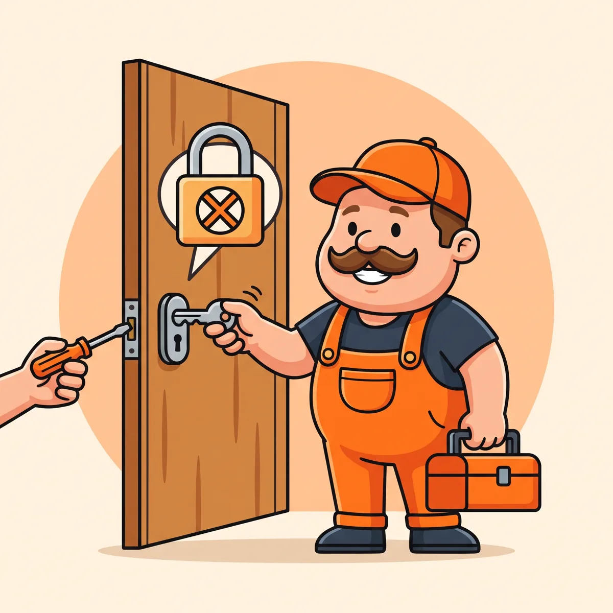 Clé qui tourne mais n'ouvre pas — illustration clé tourne sans ouvrir