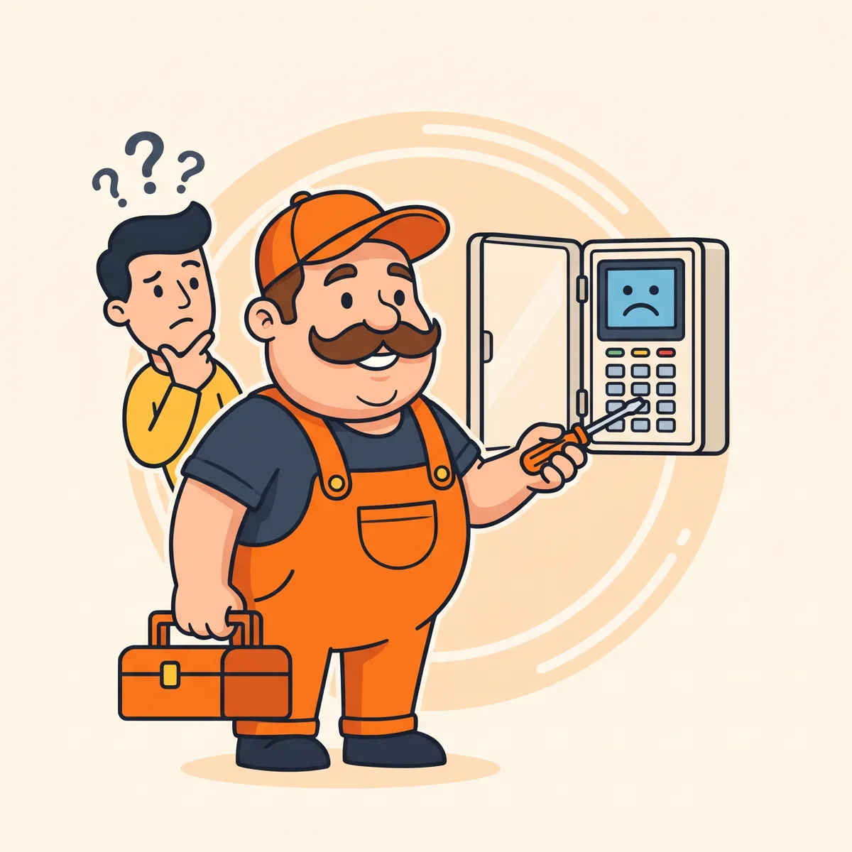 Digicode qui ne fonctionne plus — illustration digicode HS
