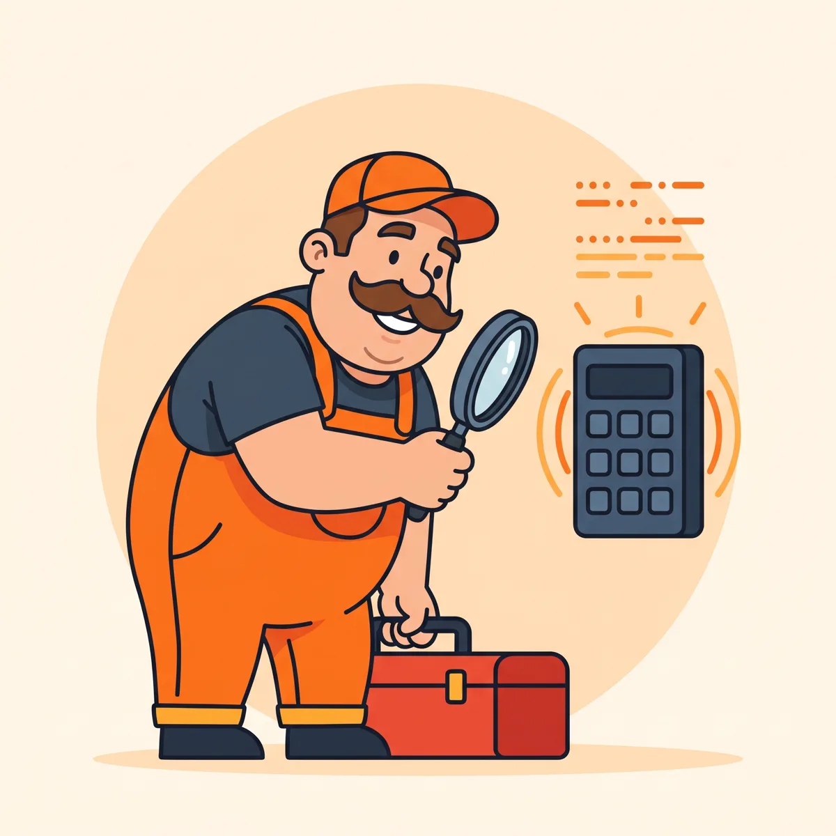 Digicode qui clignote — illustration digicode clignote