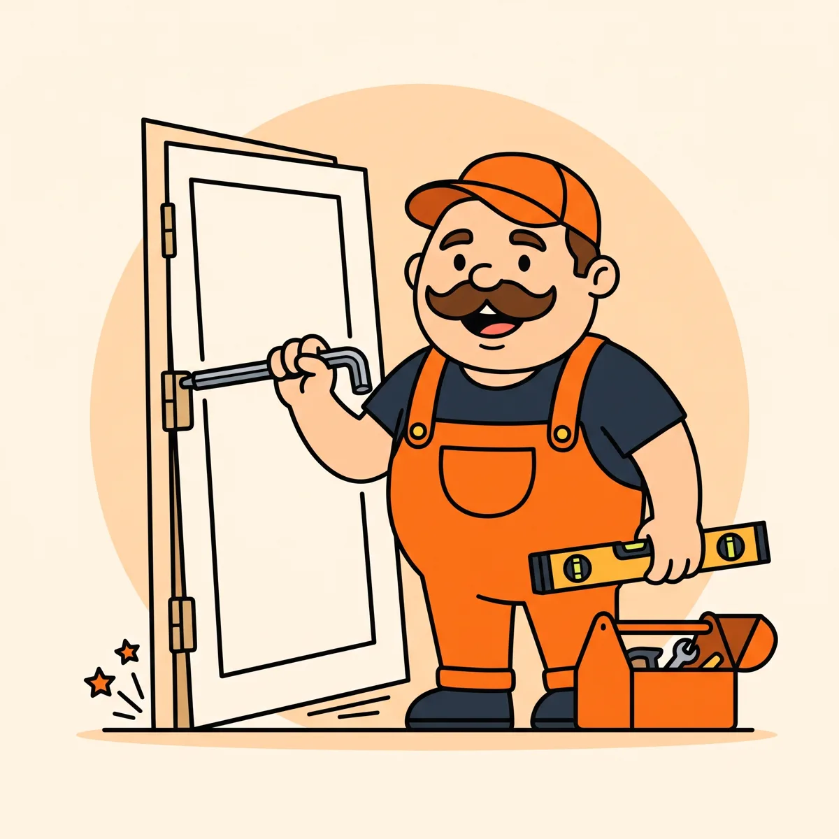 Porte qui ne ferme plus — illustration porte ne ferme plus