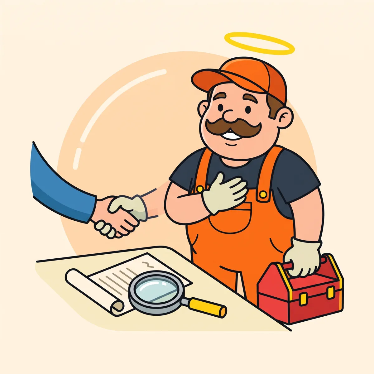 Serrurier honnête — illustration serrurier honnête