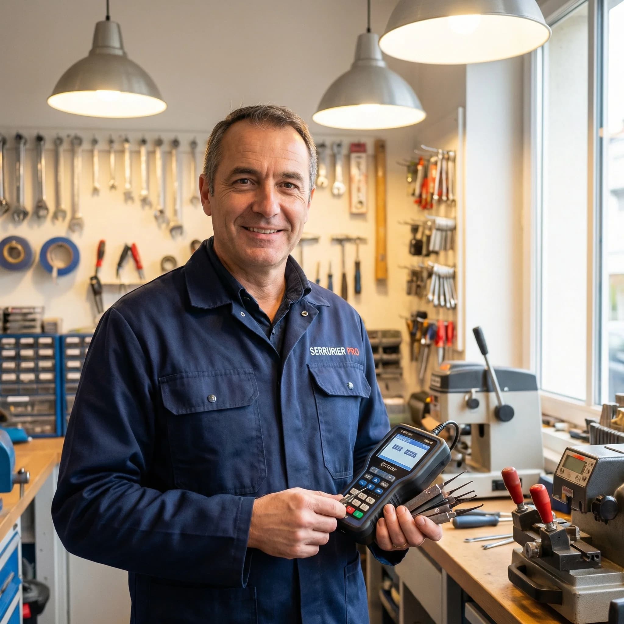 Badge confiance — serruriers vérifiés
